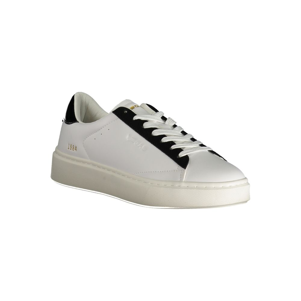 Gas White Polyester Women Sneaker - LEONARD MIX