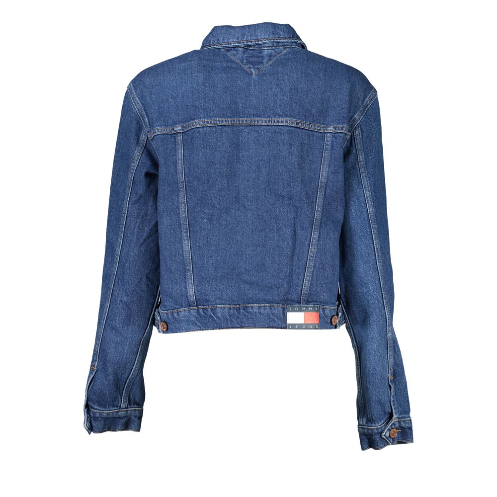 Tommy Hilfiger Blue Cotton Women's Jacket