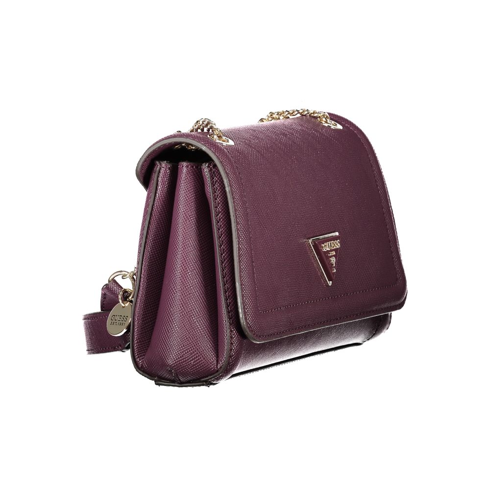 Guess Jeans Purple Polyethylene Women Handbag - Noelle Bag