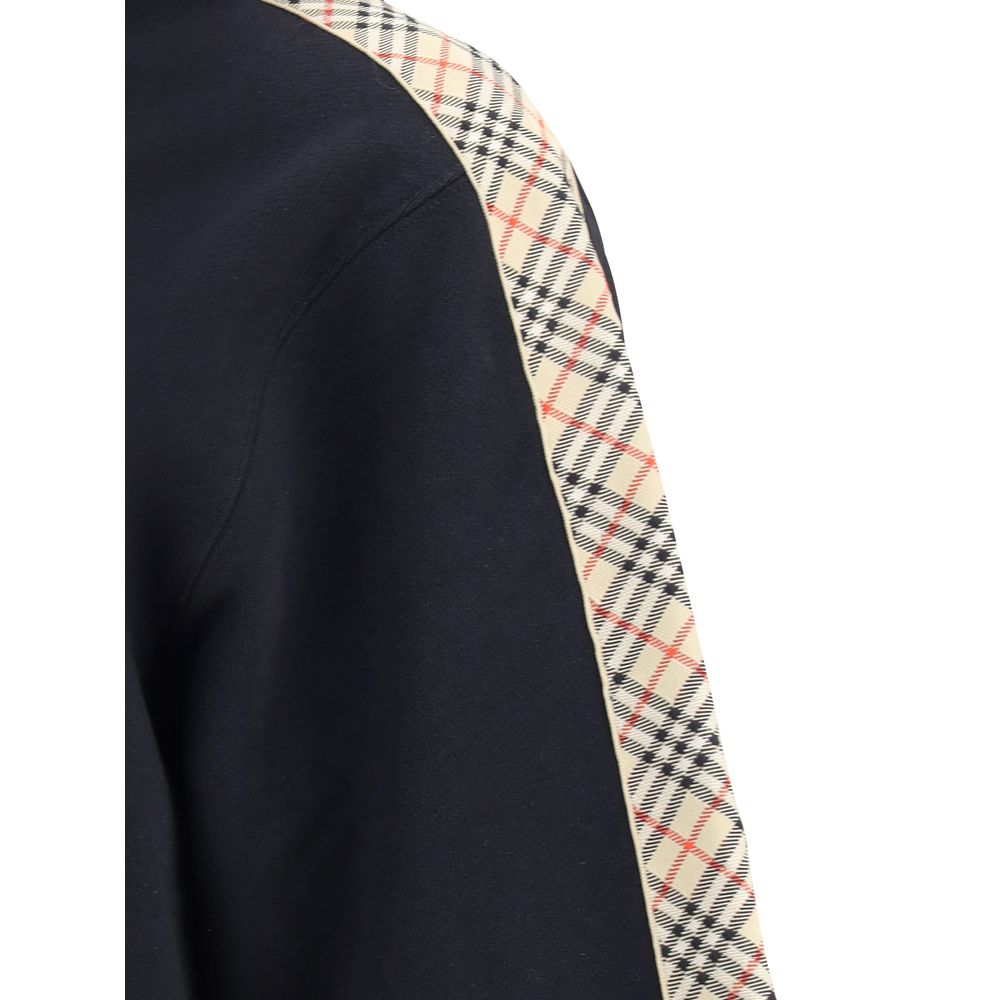 Burberry Check Trim Hoodie