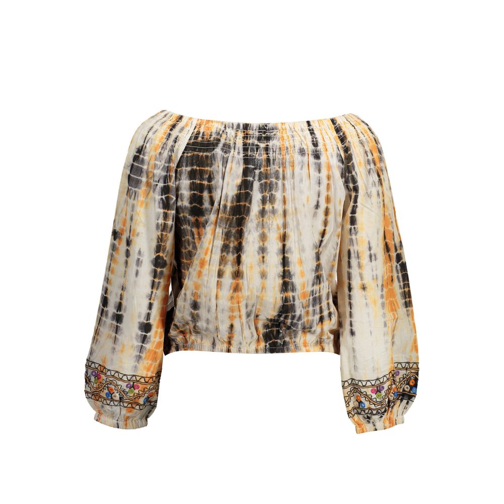 Desigual Tie Dye Off Shoulder Savanna Blouse