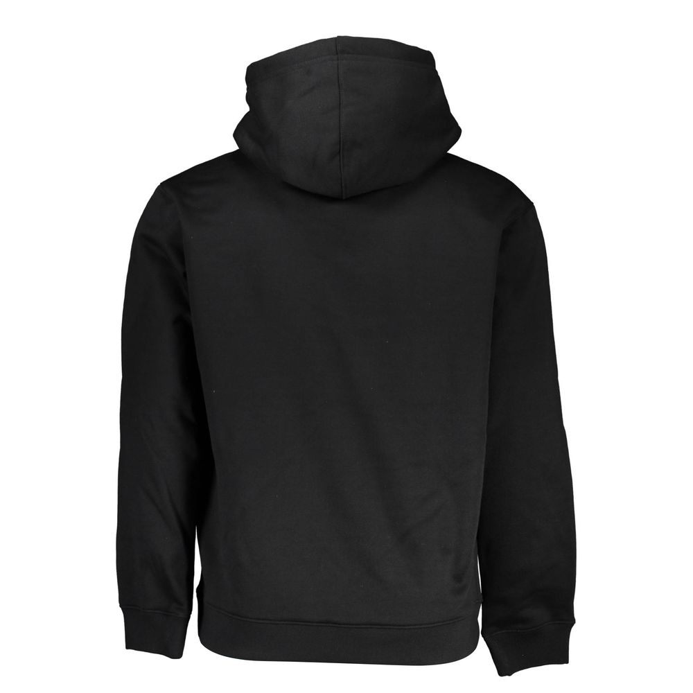 Calvin Klein Sleek Fleece Hooded Sweatshirt - Black