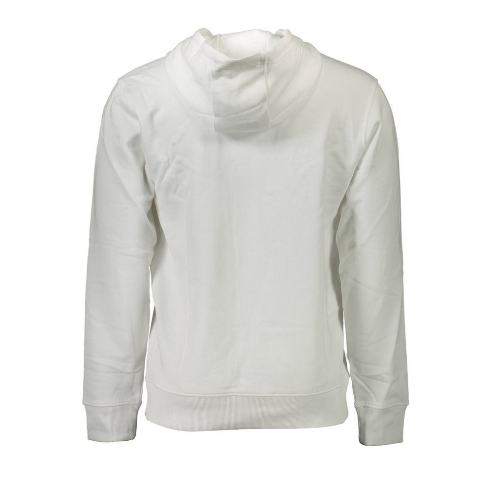 Tommy Hilfiger White Cotton Hooded Sweatshirt
