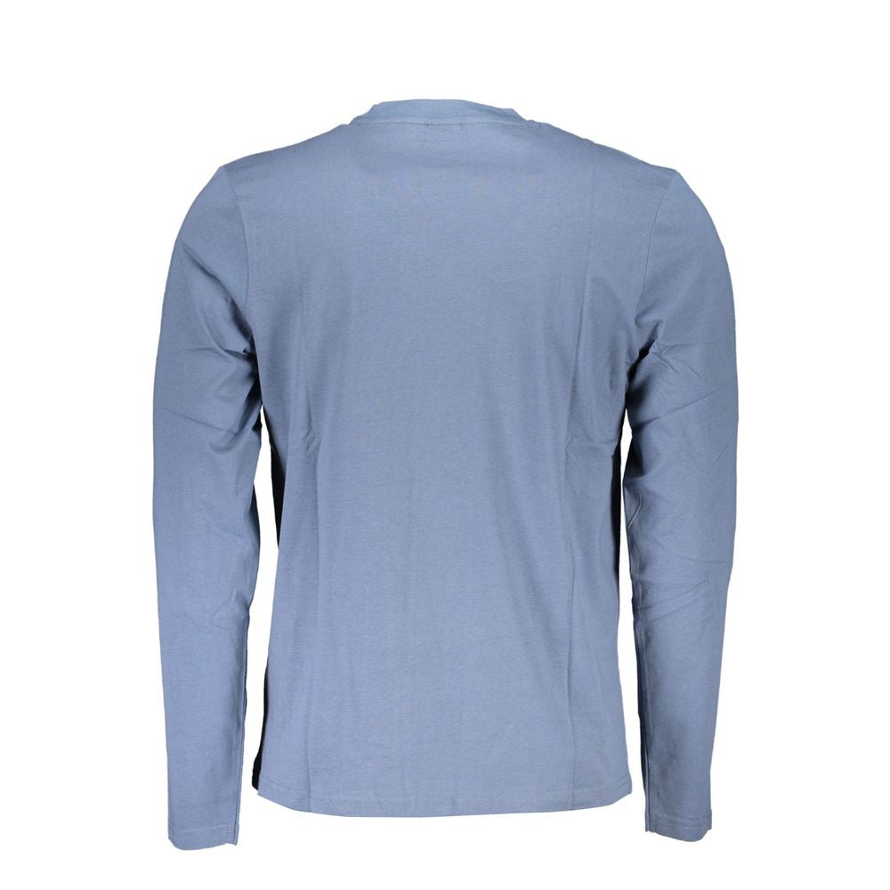 North Sails Men's Blue Cotton Long Sleeved T-Shirt