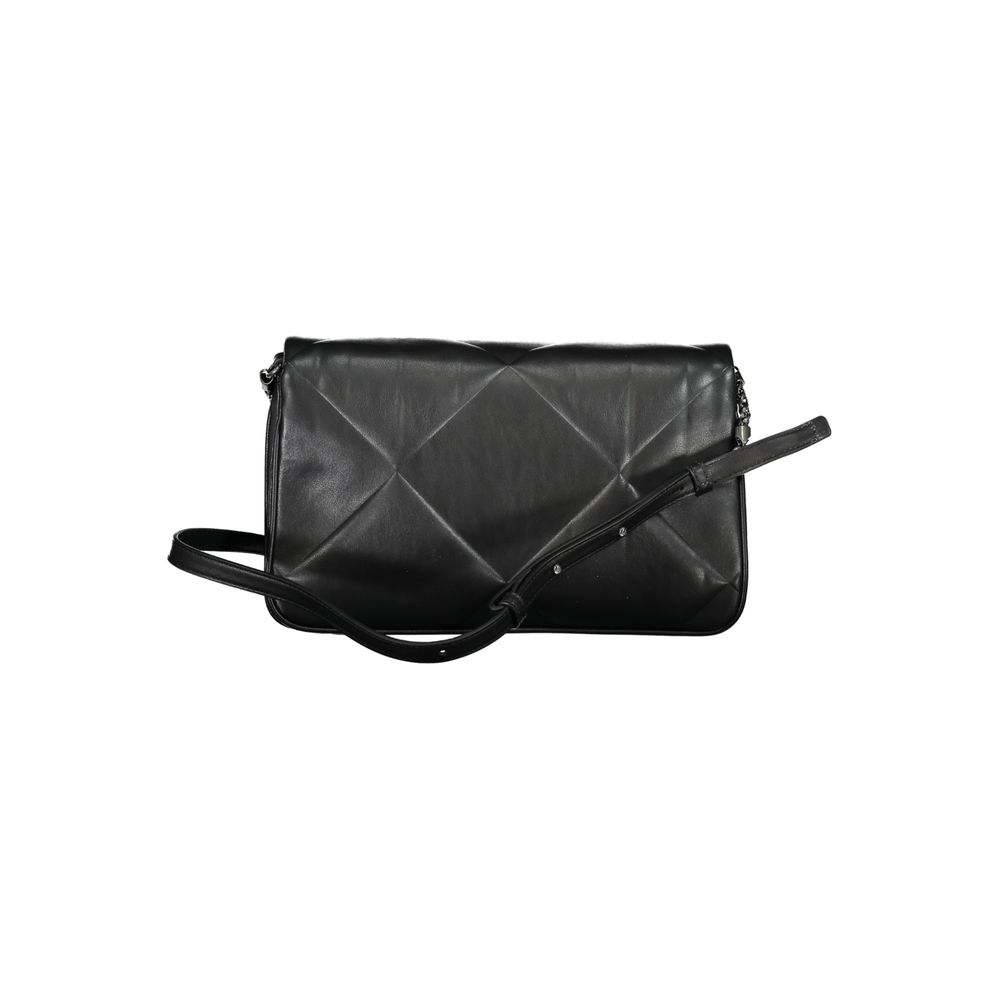 Calvin Klein Adjustable Black Handbag with Contrast Details