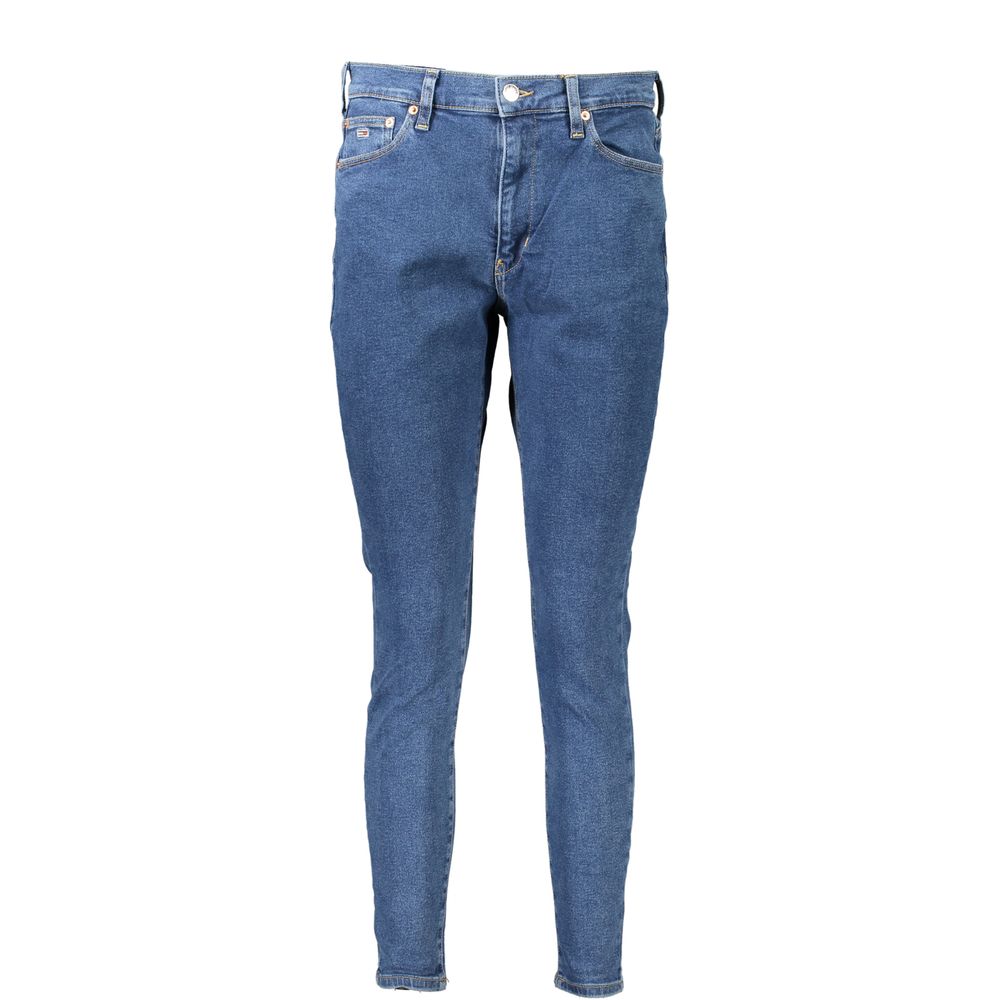 Tommy Hilfiger Blue Cotton Super Skinny Jeans