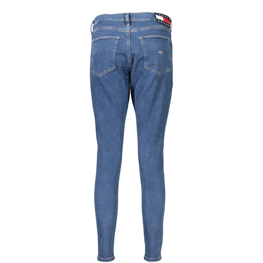 Tommy Hilfiger Blue Cotton Super Skinny Jeans