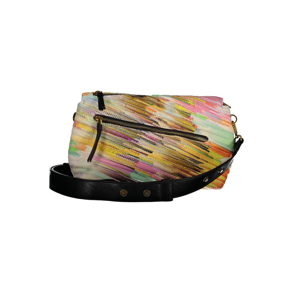 Desigual Yellow Polyester Handbag - A Bold Accessory for Your Unique Style