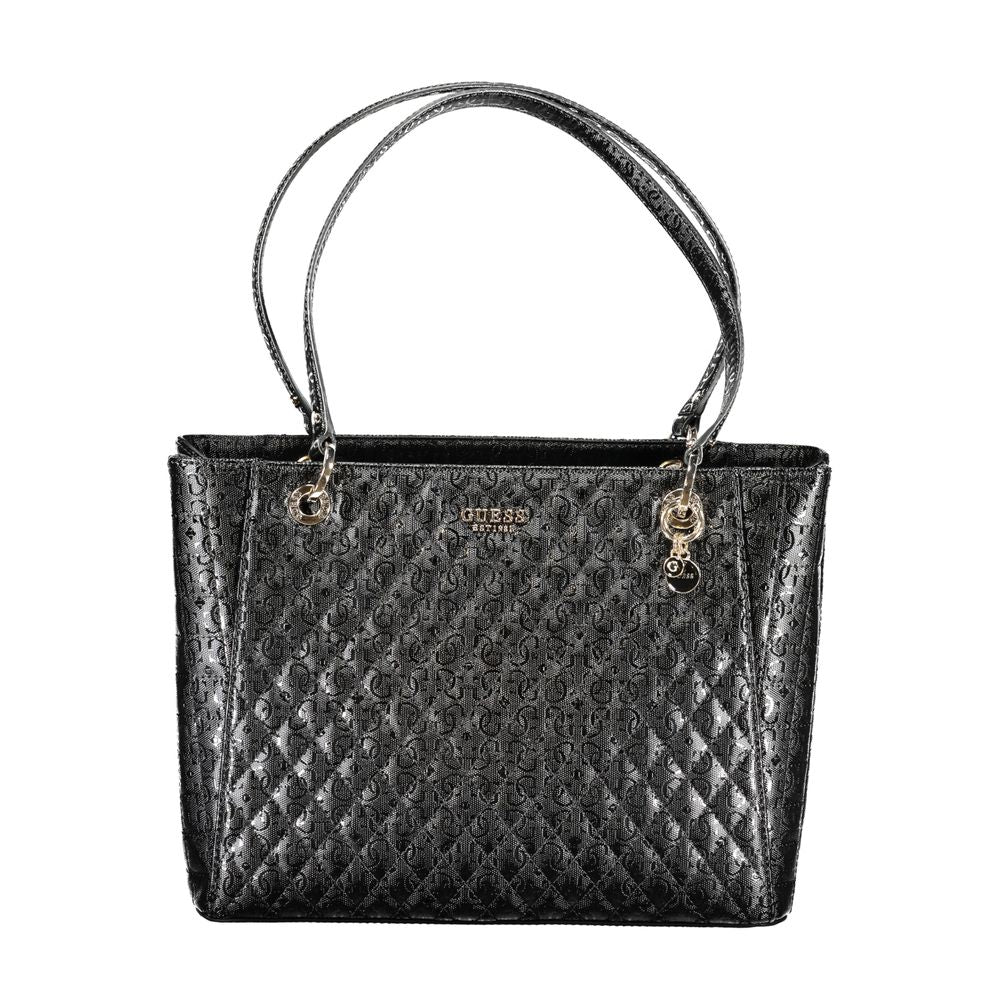 Guess Jeans Black Polyethylene Handbag - Yarmilla Bag