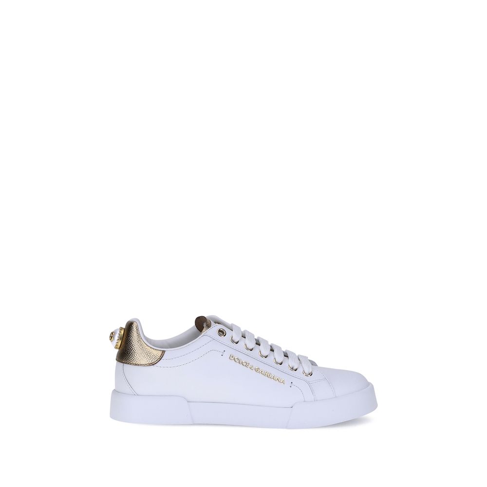 Dolce & Gabbana Portofino Leather Sneakers