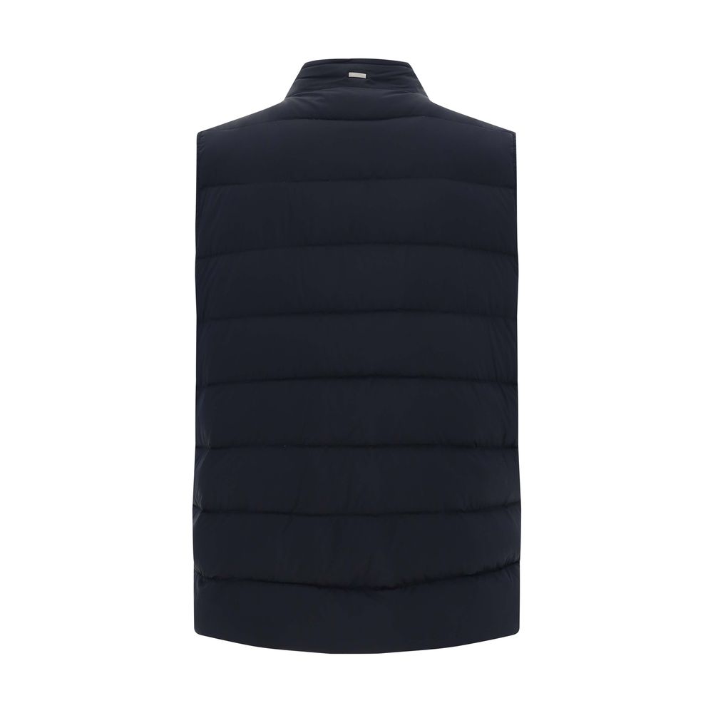 Herno Quilted High Collar Vest