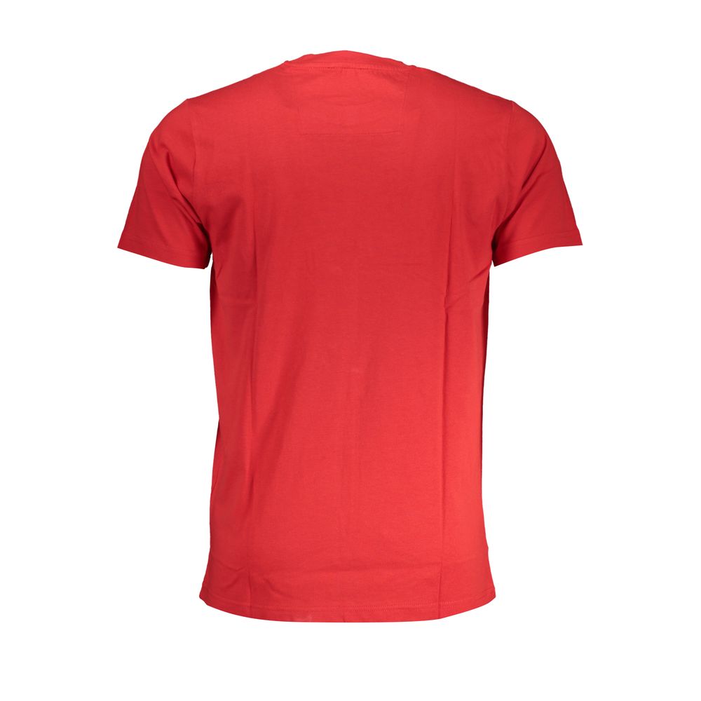 Cavalli Class Red Cotton T-Shirt – Bold Statement Wear