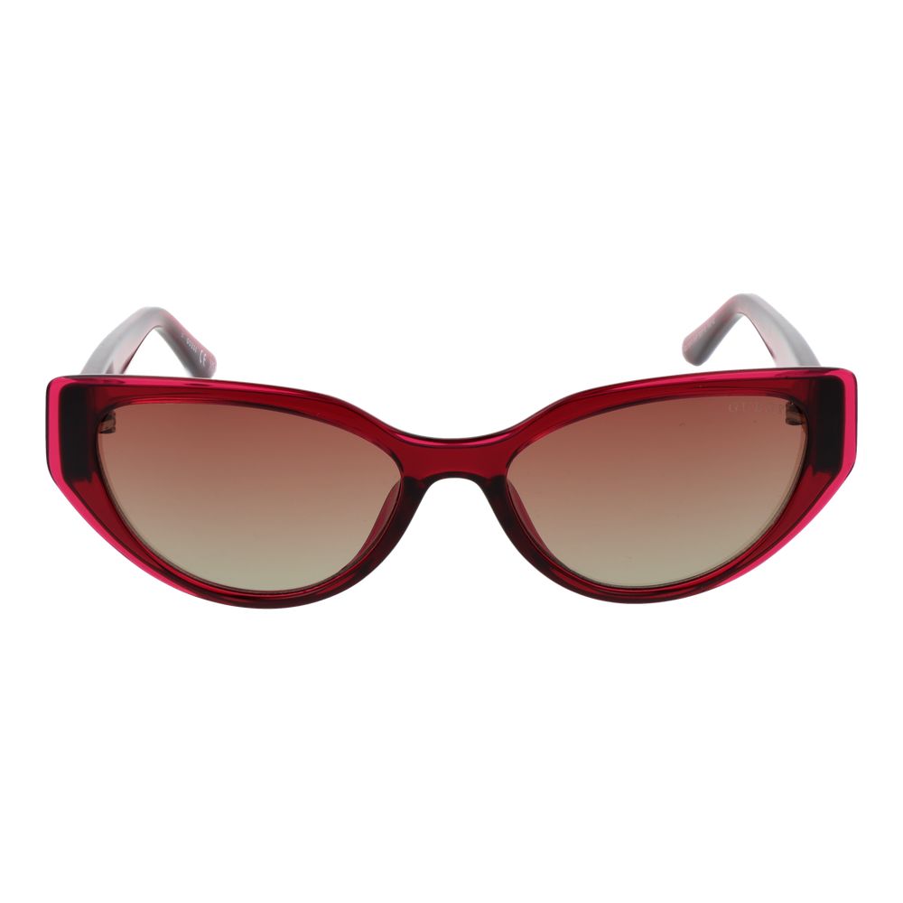 Guess Burgundy Cat Eye Women Sunglasses