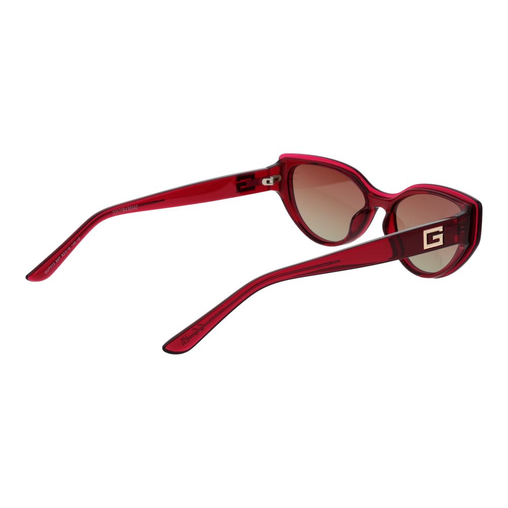 Guess Burgundy Cat Eye Women Sunglasses