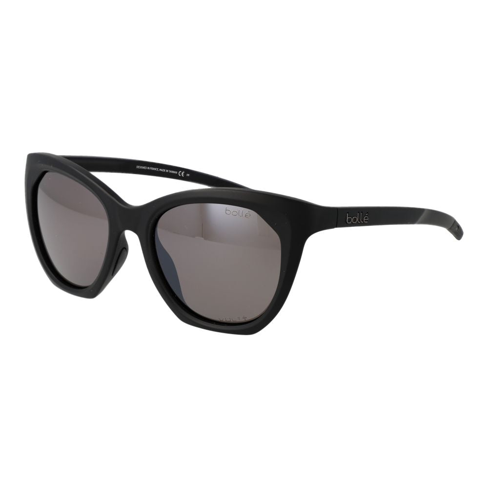 Bolle Women's Sunglasses – Black Full-Rim Frame with Grey Polarized Lenses