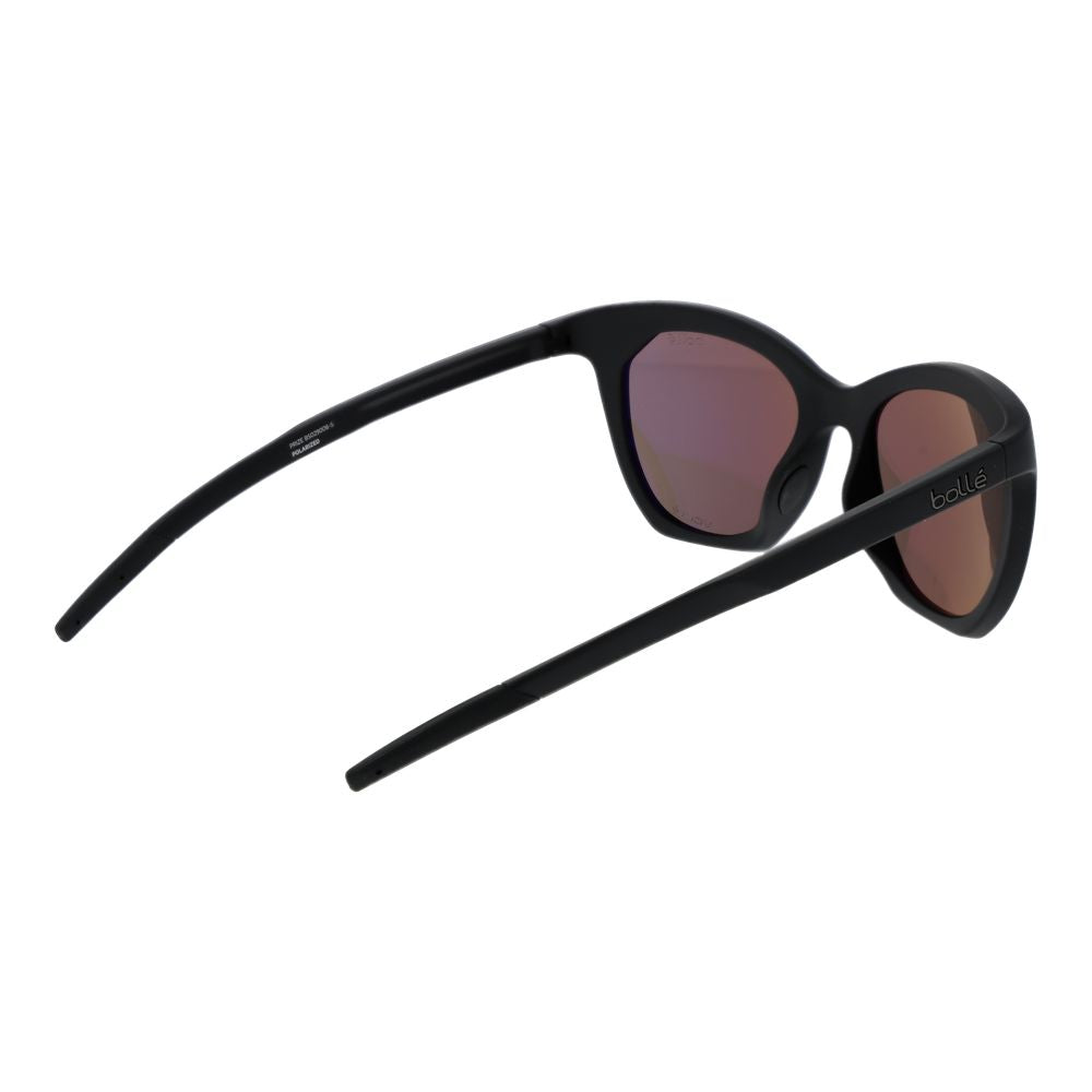 Bolle Women's Sunglasses – Black Full-Rim Frame with Grey Polarized Lenses