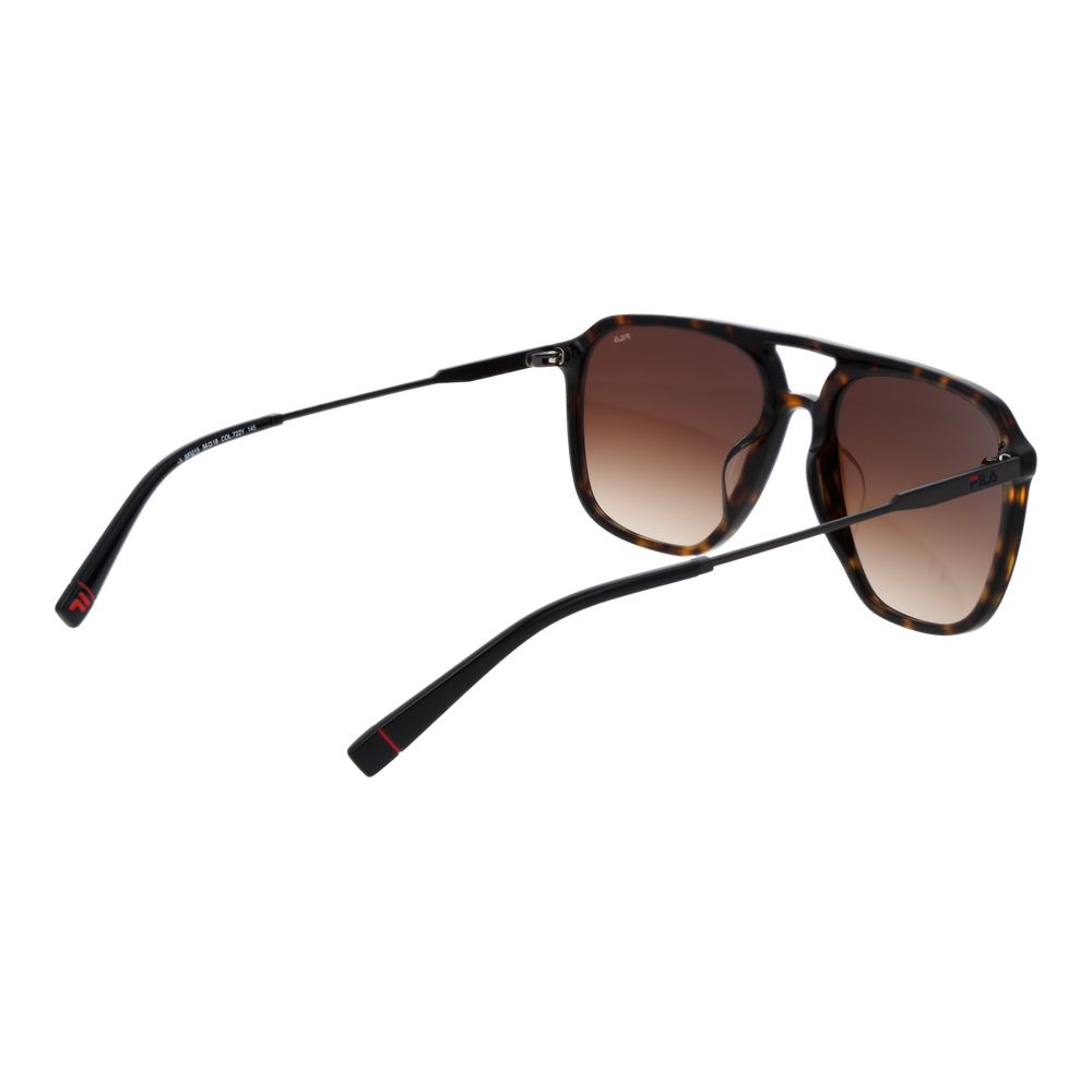 Fila Brown Men’s Sunglasses – Aviator Style with Brown Gradient Lenses