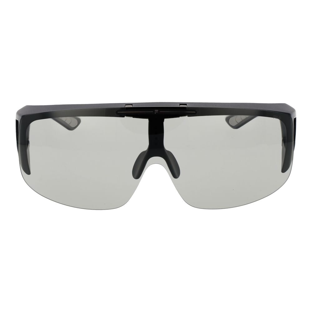 Fila Black Men’s Sunglasses – Full-Rim Polarized Frame with Grey Lenses, 99mm