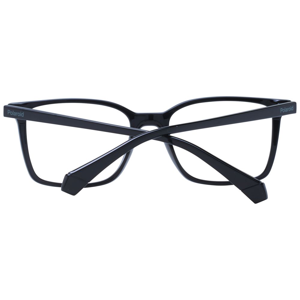 Polaroid Men's Optical Glasses – Black Rectangle Frame, 53mm
