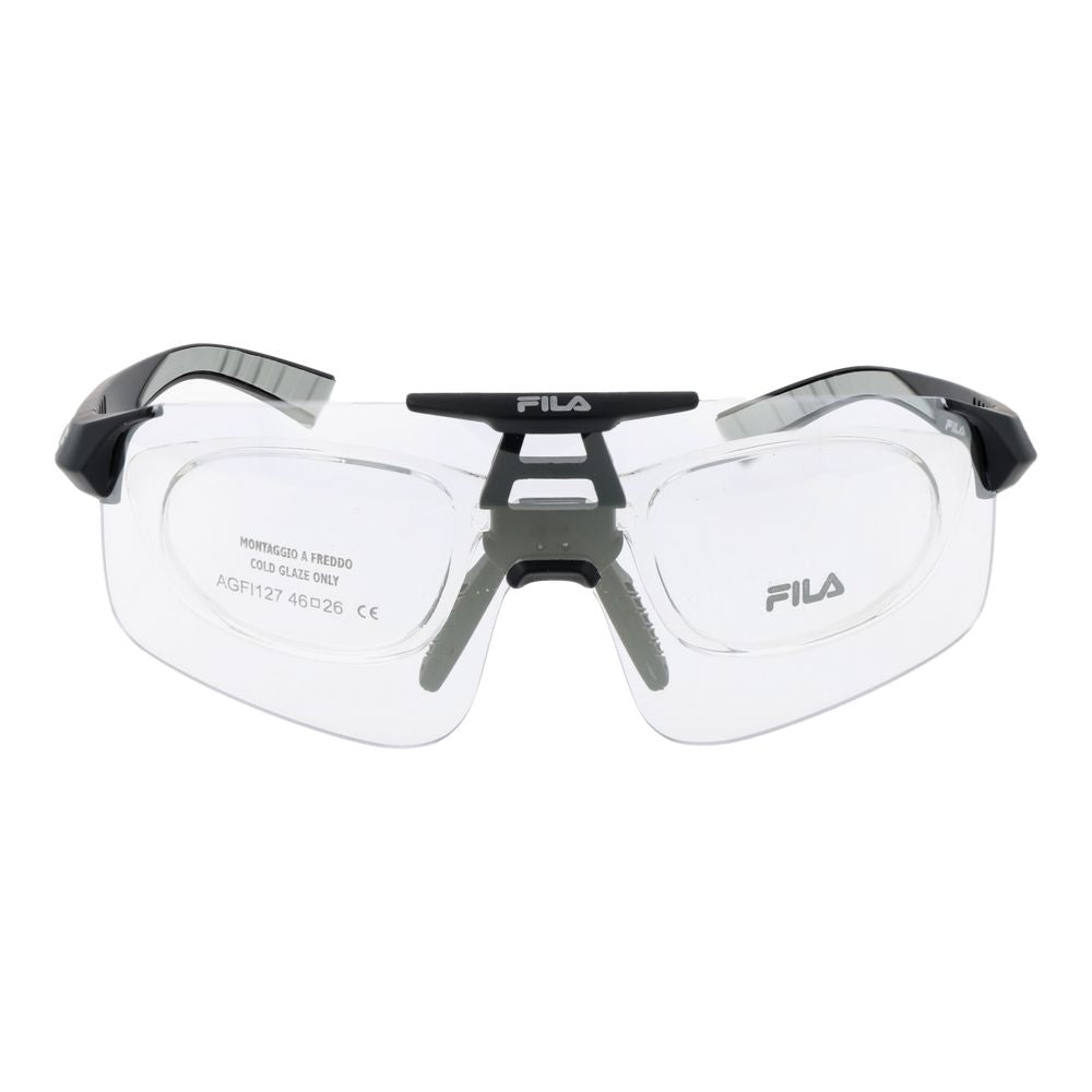 Fila Black Men's Sunglasses – Stylish Full-Rim Frame with Grey Lenses, 99mm