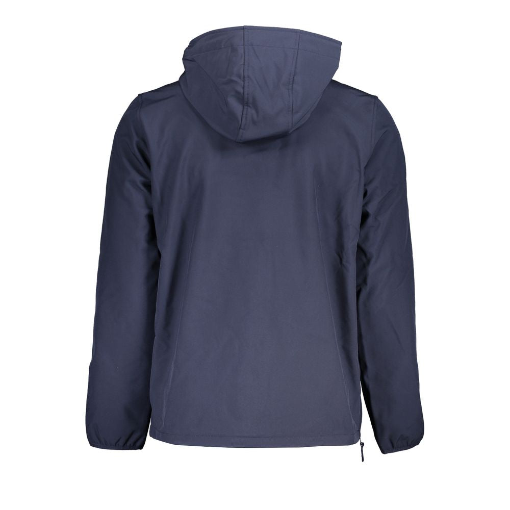 Norway 1963 Bold Blue Men's Hooded Jacket