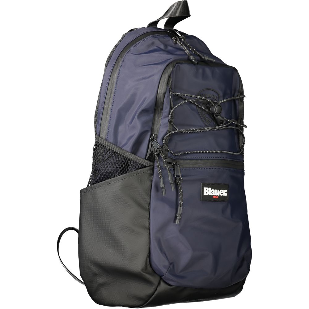 Blauer Coos Blue Polyester Men Backpack