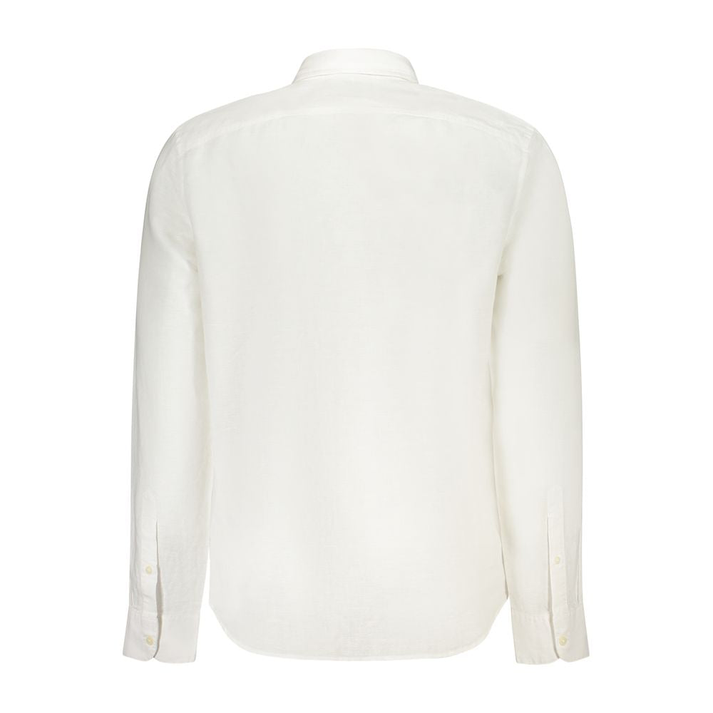 Timberland Long Sleeved White Cotton Shirt