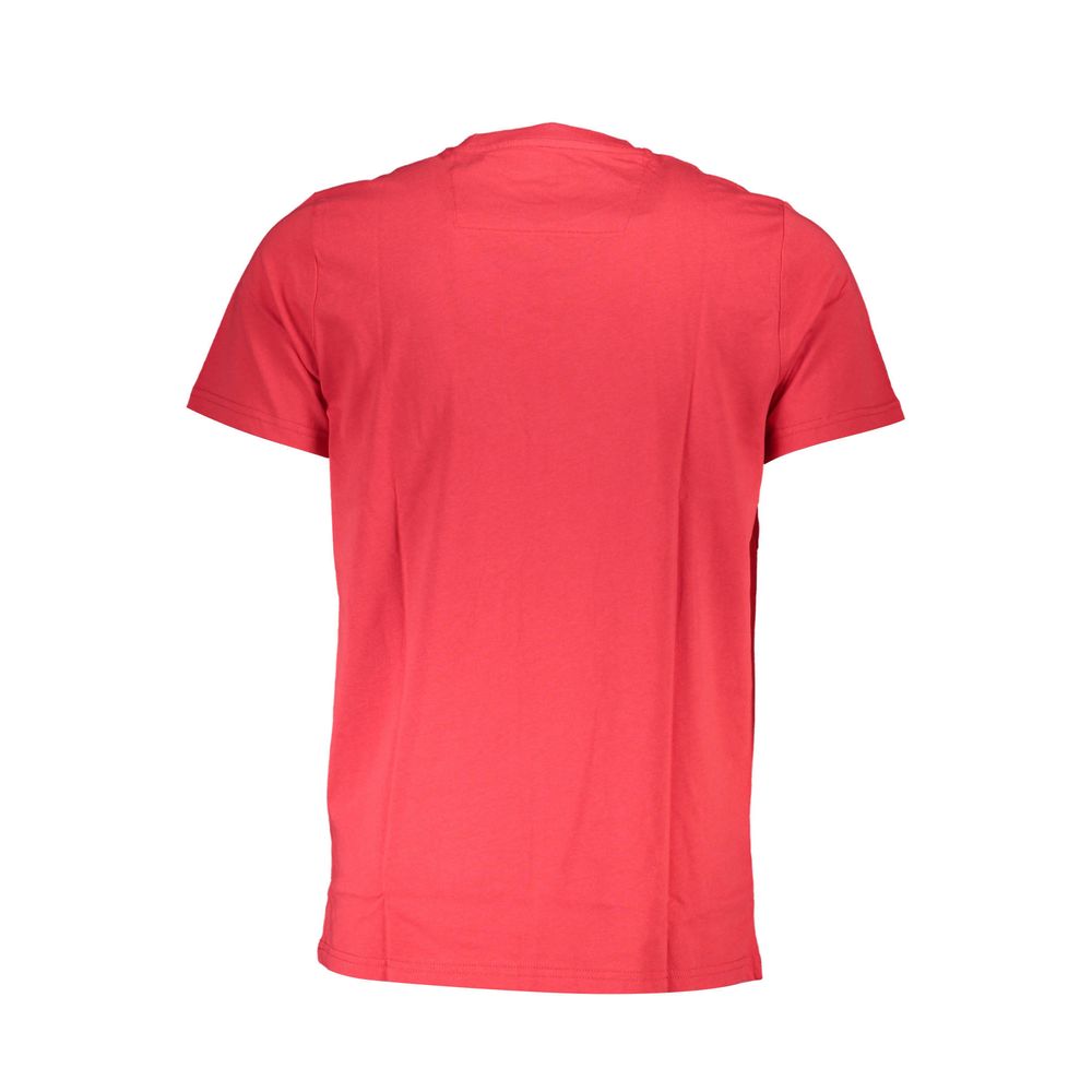Cavalli Class Red Cotton Men T-Shirt