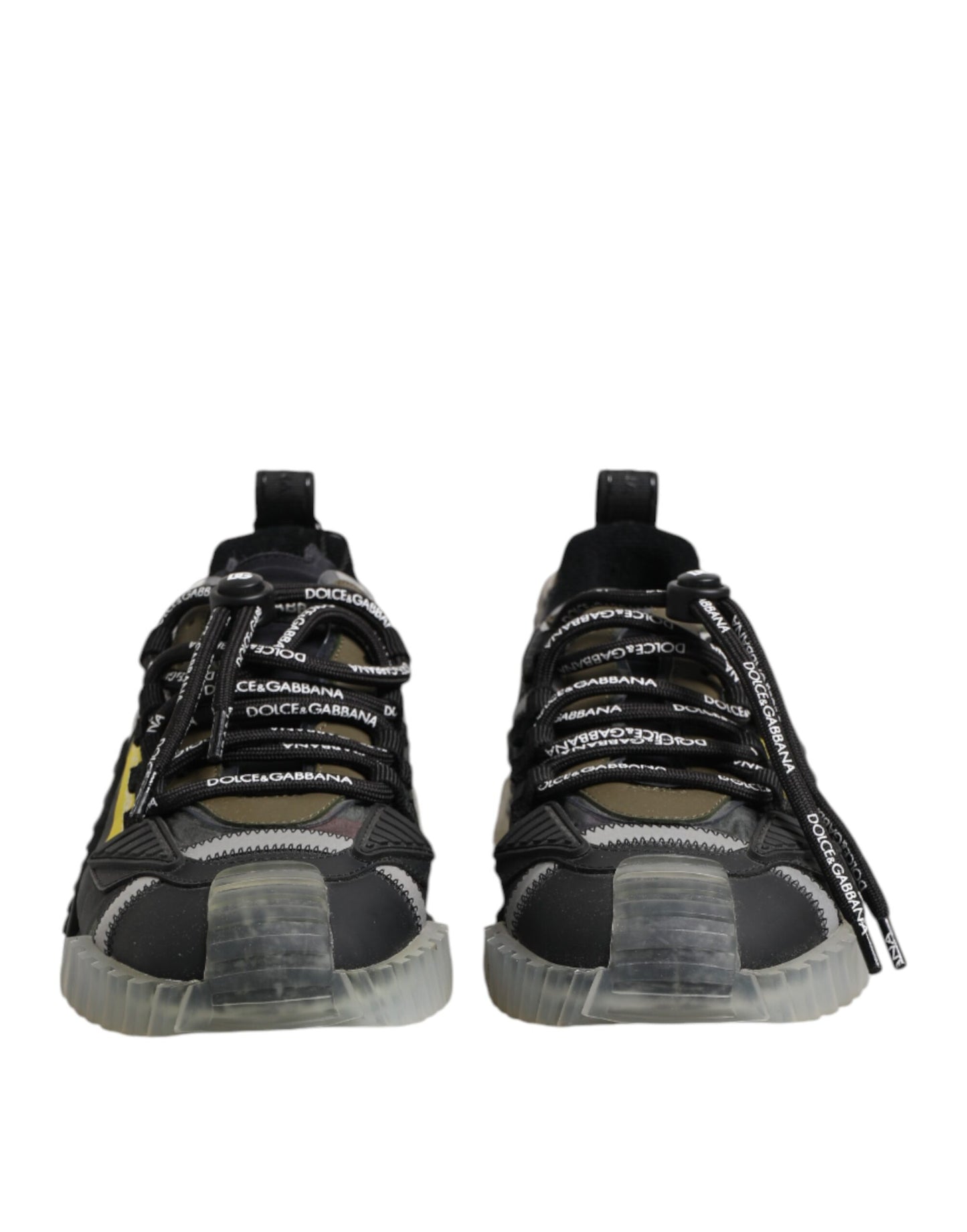 Dolce & Gabbana Multicolor Lace Up Low Top NS1 Sneakers