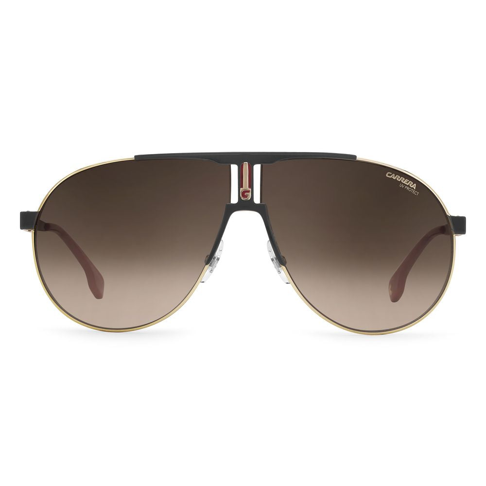 Carrera Bicolor Metal Sunglasses – Black and Gold Aviator Style