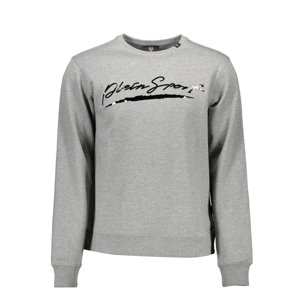 Plein Sport Grey Cotton Men's Sweatshirt