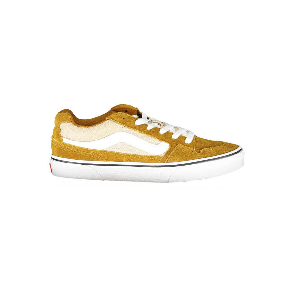 Vans Yellow Polyester Sneaker - Bold Style for Every Step