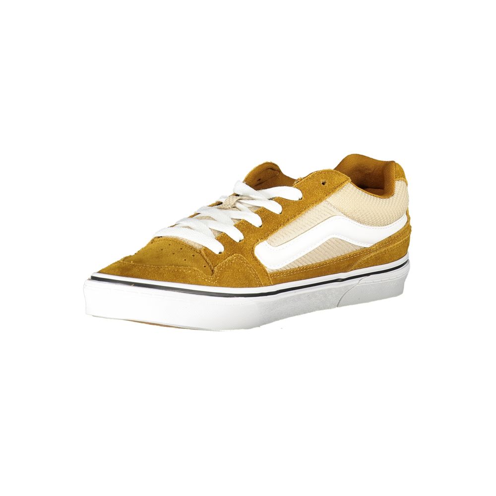 Vans Yellow Polyester Sneaker - Bold Style for Every Step