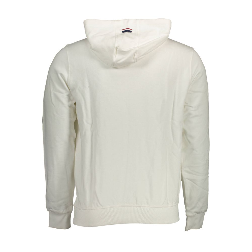 U.S. POLO ASSN. White Cotton Hooded Sweatshirt for Men