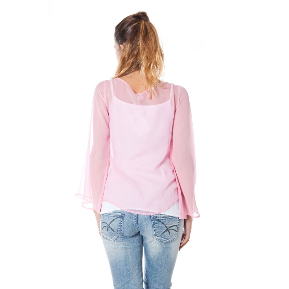 Phard Pink Silk Women T-Shirt