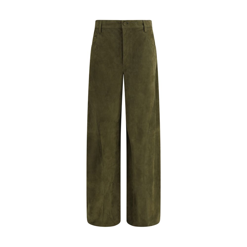 Marni Suede Pants - Contemporary Loosely-Fitted Design