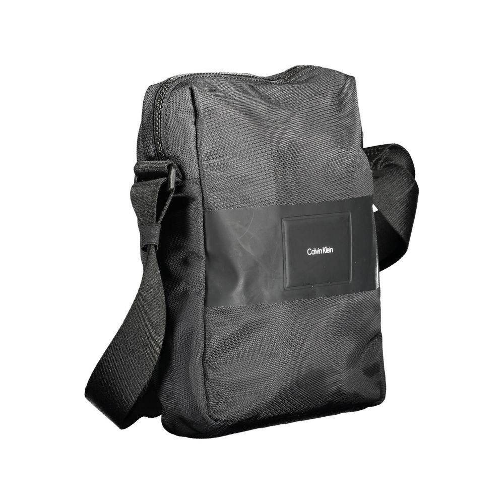 Calvin Klein Black Polyester Shoulder Bag for Men