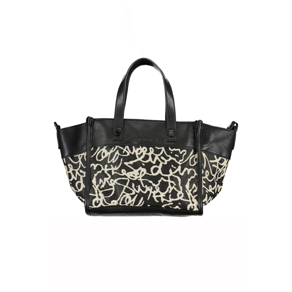 Desigual Black Handbag: Stylish Versatility