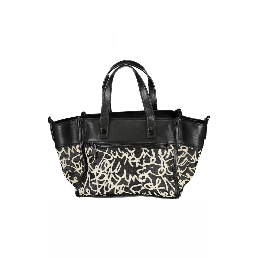 Desigual Black Handbag: Stylish Versatility