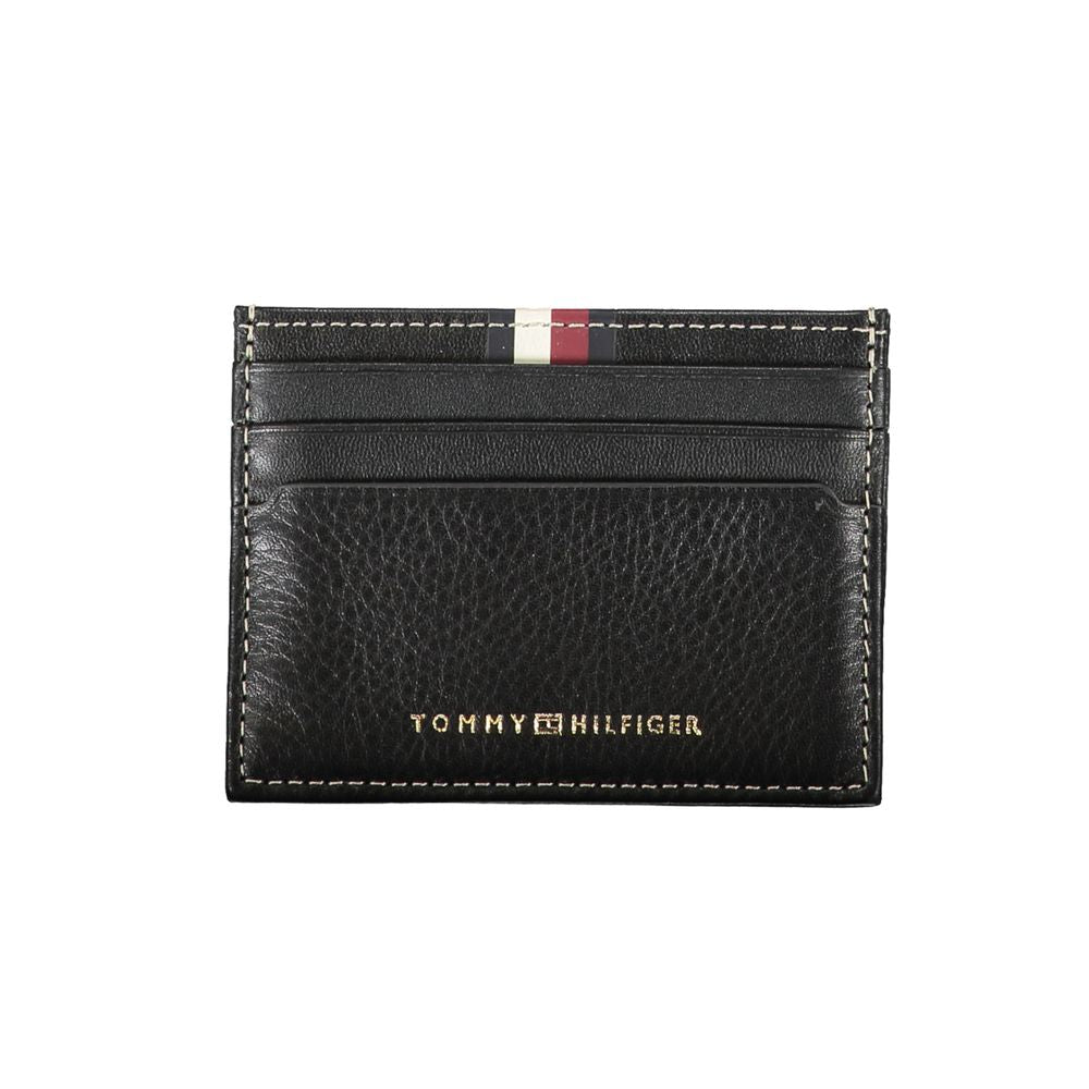 Tommy Hilfiger Black Leather Men’s Wallet