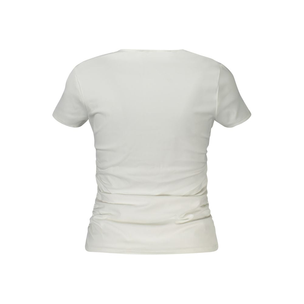 Guess Jeans White Spandex Top with Logo