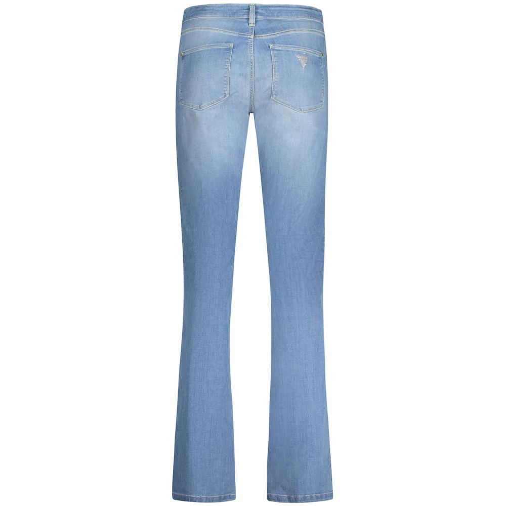 Guess Jeans Light Blue Cotton Women Jeans - Chic Sustainability Redefined