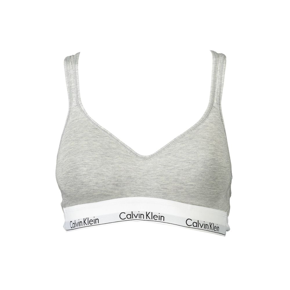 Calvin Klein Grey Cotton Women's Bralette