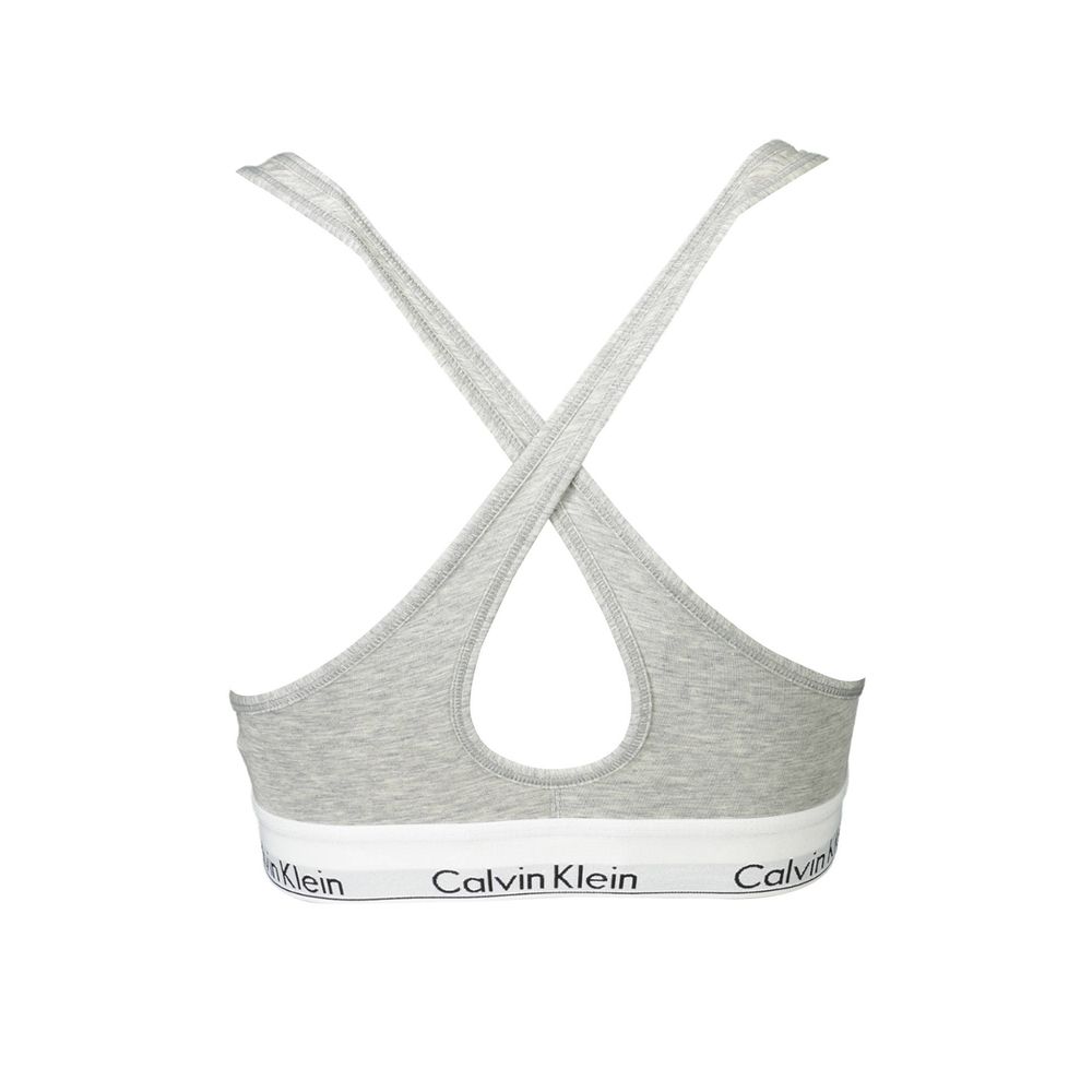 Calvin Klein Grey Cotton Women's Bralette