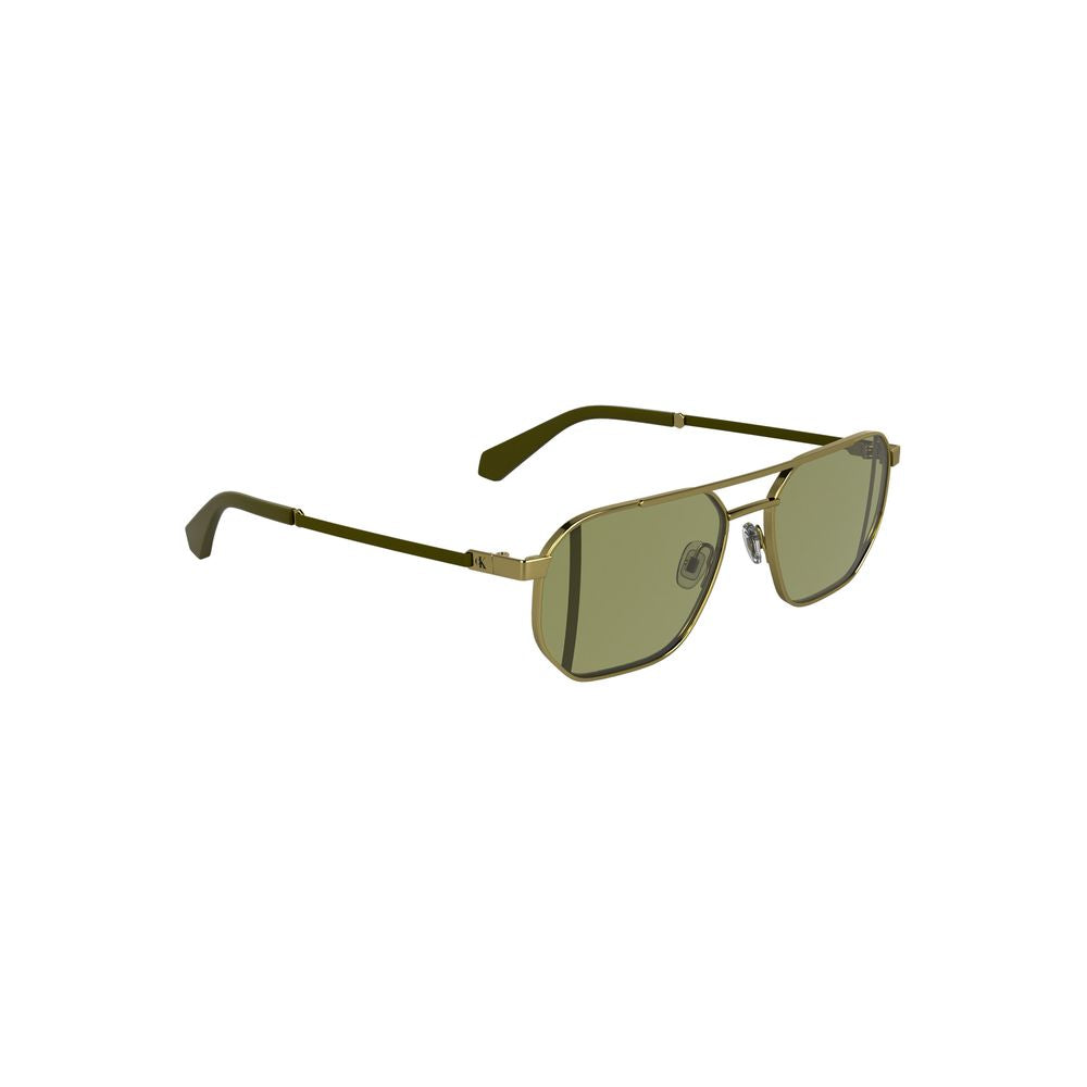 Calvin Klein Gold Metal Men Sunglasses