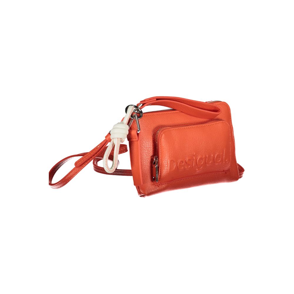 Desigual Pink Handbag with Adjustable Strap