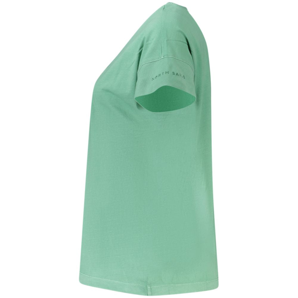 North Sails Green Cotton Short Sleeve T-Shirt