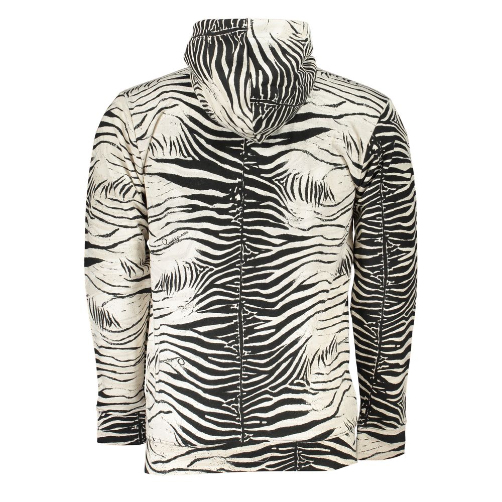 Cavalli Class White Men's Hooded Sweater