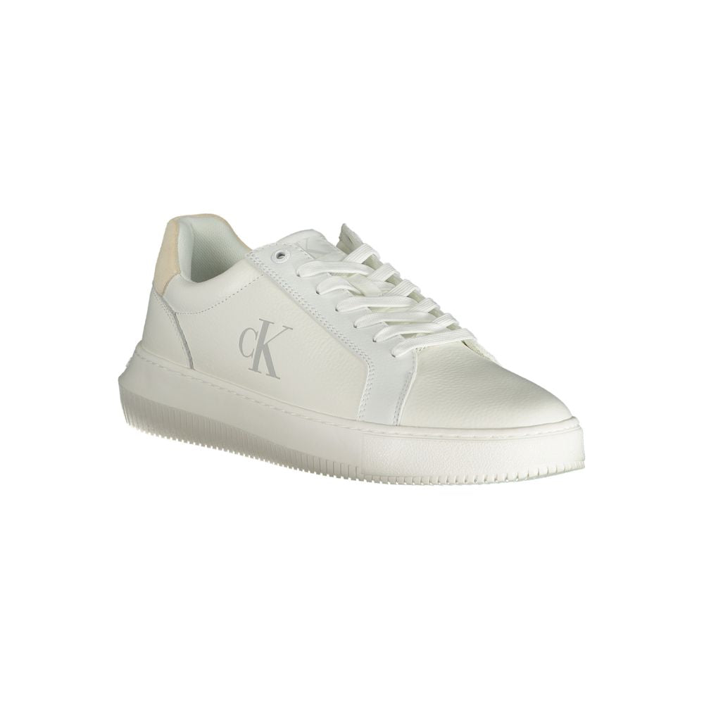 Calvin Klein White Polyethylene Men's Sneaker
