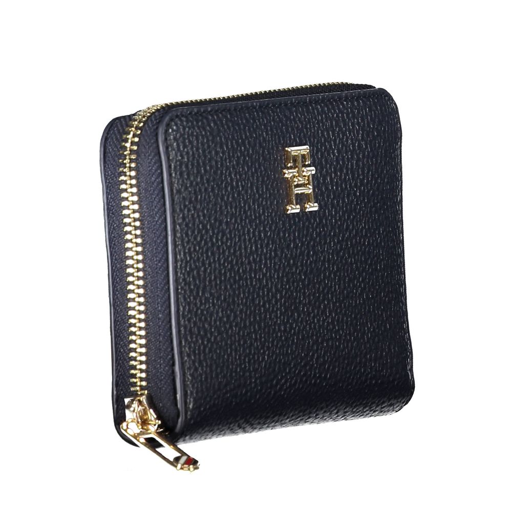 Tommy Hilfiger Blue Faux Leather Women's Wallet